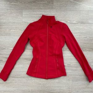Lululemon Red Define Jacket Sz 4 Gently Used